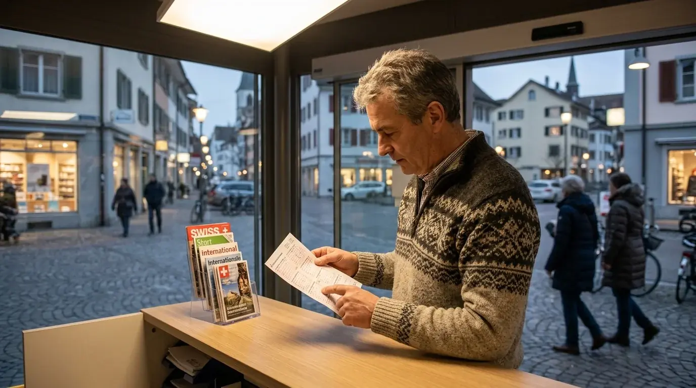 Sporttip und Jouez Sport: Schweizer Wettannahmestelle in einem Kiosk